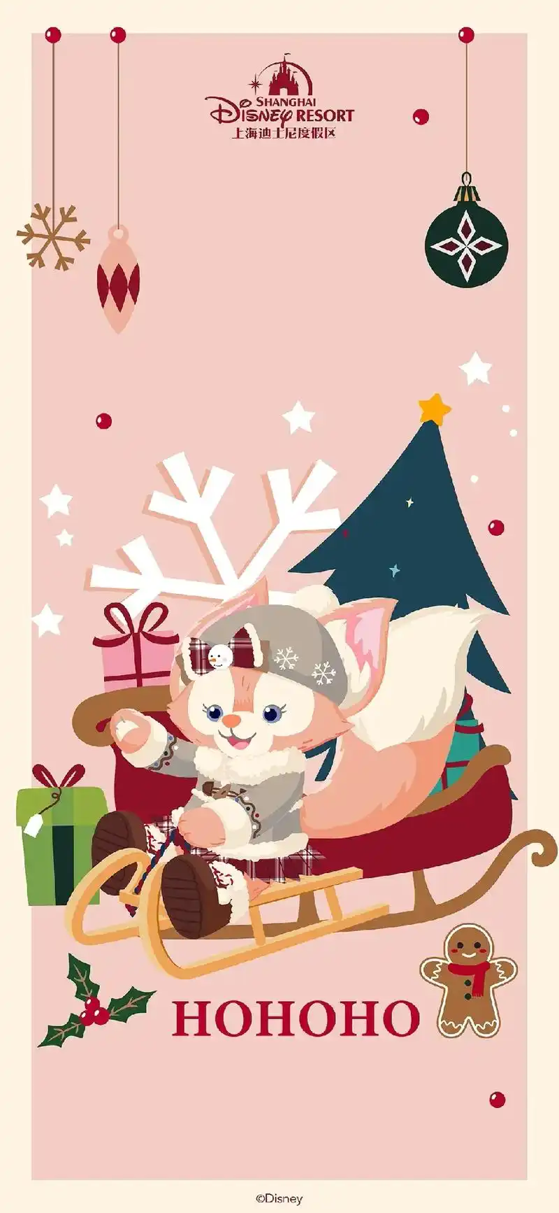 迪士尼圣诞主题的壁纸都好好看