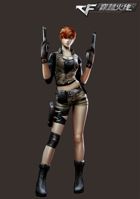 穿越火线女角色去掉所有服装正能量ps孙尚香云悠悠