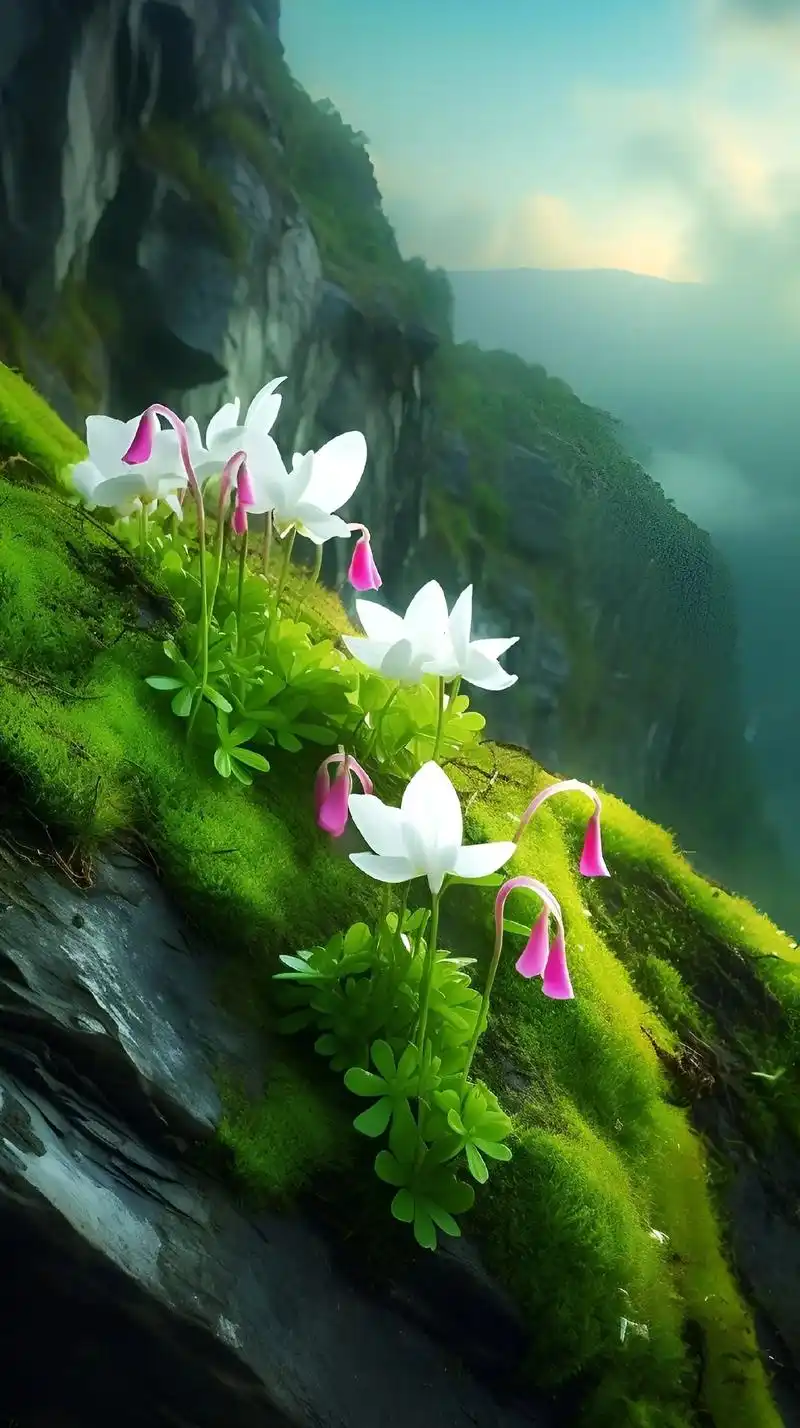 大山深处,一株不知名的好看的花～#治愈系风景 #风景 #治愈 - 抖音