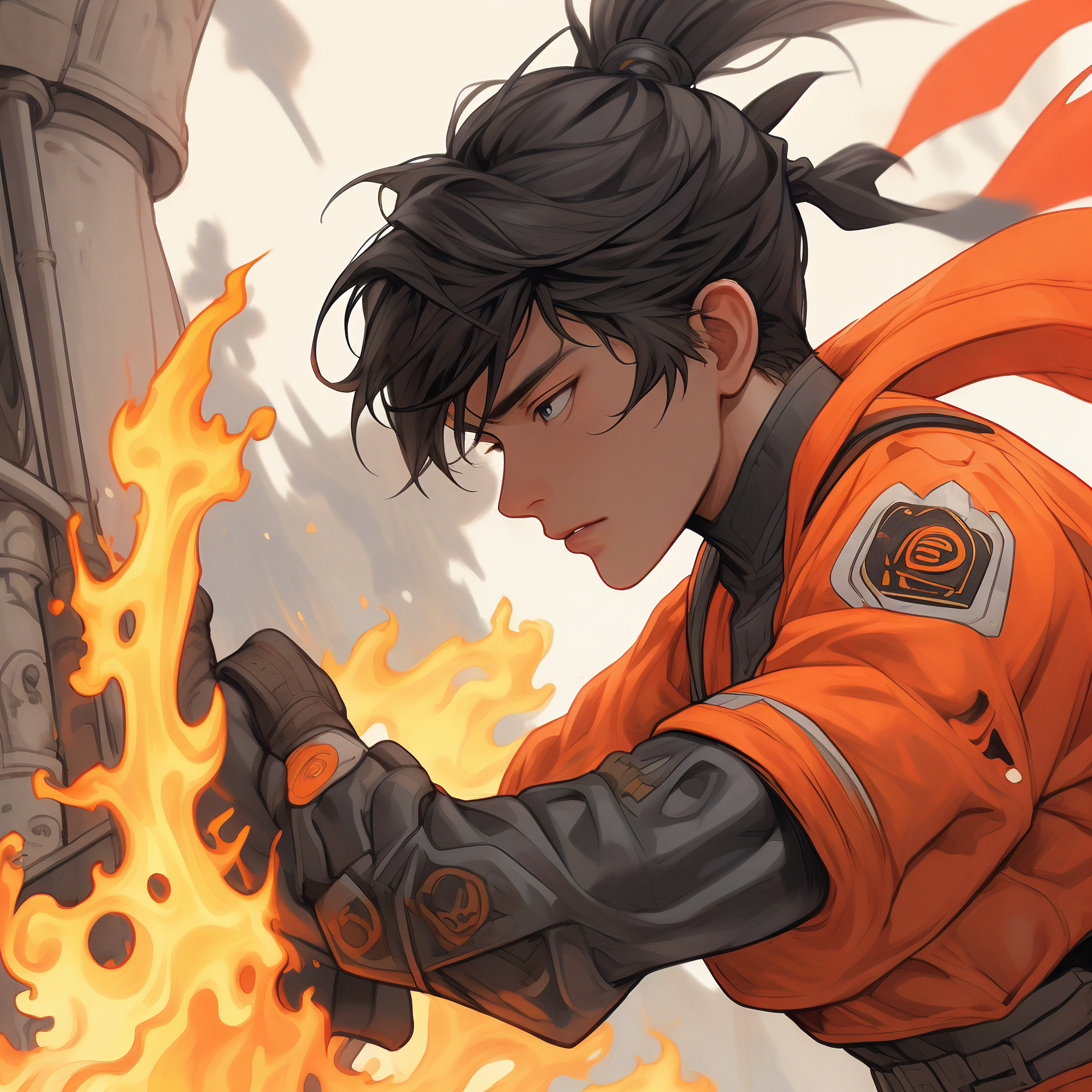 致敬消防员05帅气头像分享