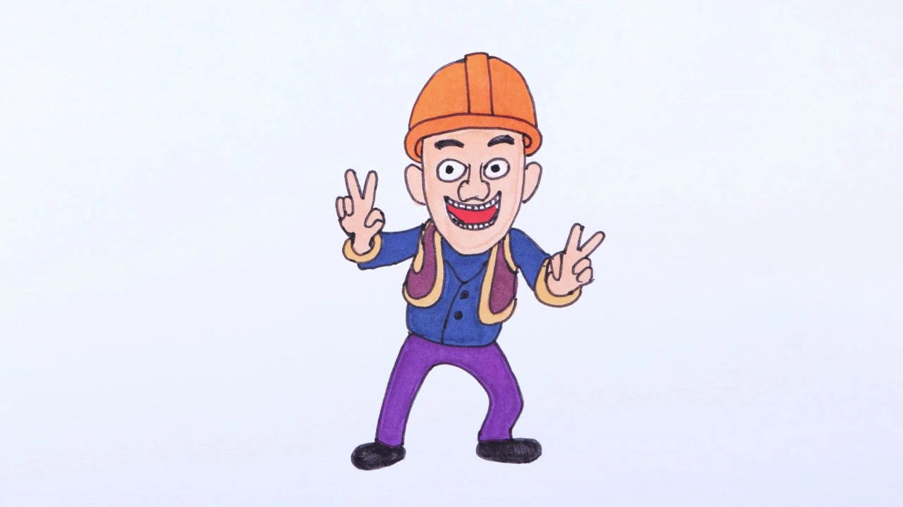 俺光头强又回来了,光头强简笔画,熊出没简笔画