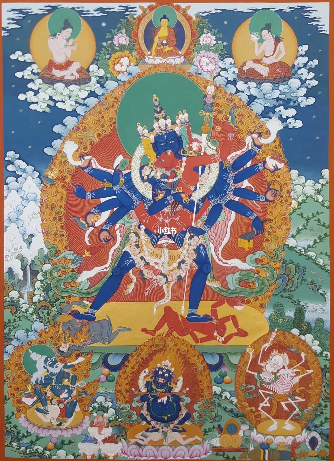 胜乐金刚唐卡050505959595