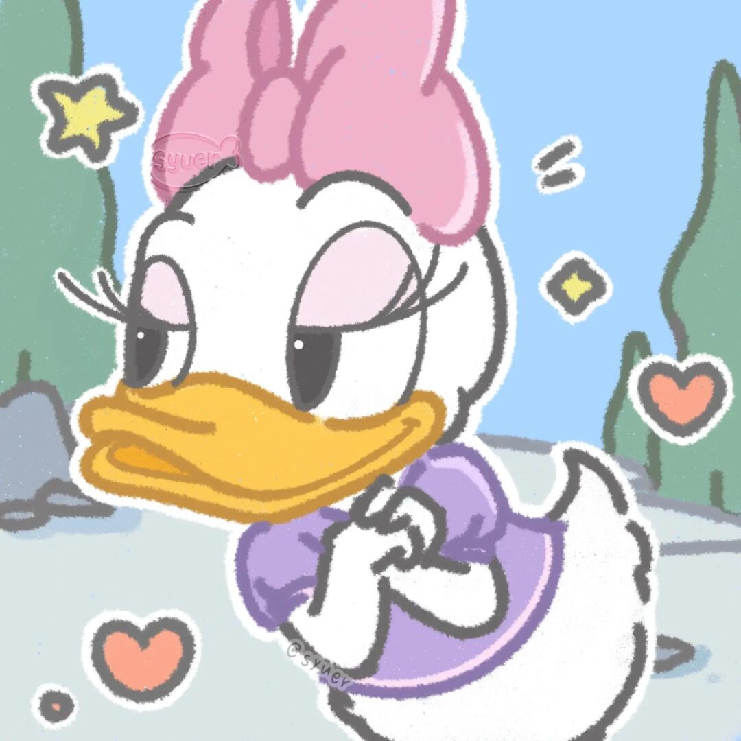 唐老鸭x黛丝情头分享