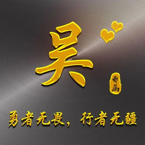 【编号1537】25个姓氏,3d金字,商务励志,十二生肖,雄鹰-微信头像
