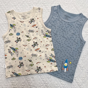 小黑托昵女童小背心内穿儿童纯棉抹胸12岁学生少女内衣发育期文胸2人