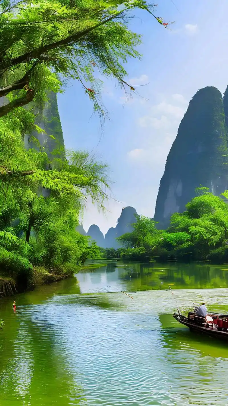 带你看桂林山水#桂林 #一起享受大自然的美 #美景分享 #请 - 抖音