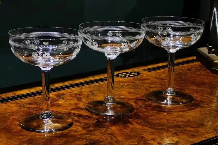 中古巴卡拉古典香槟杯西洋古董vintage