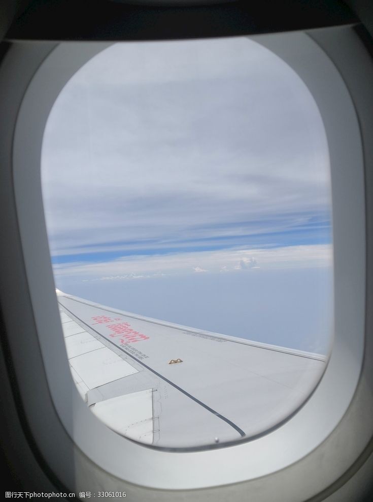 jc航空飞机窗风景