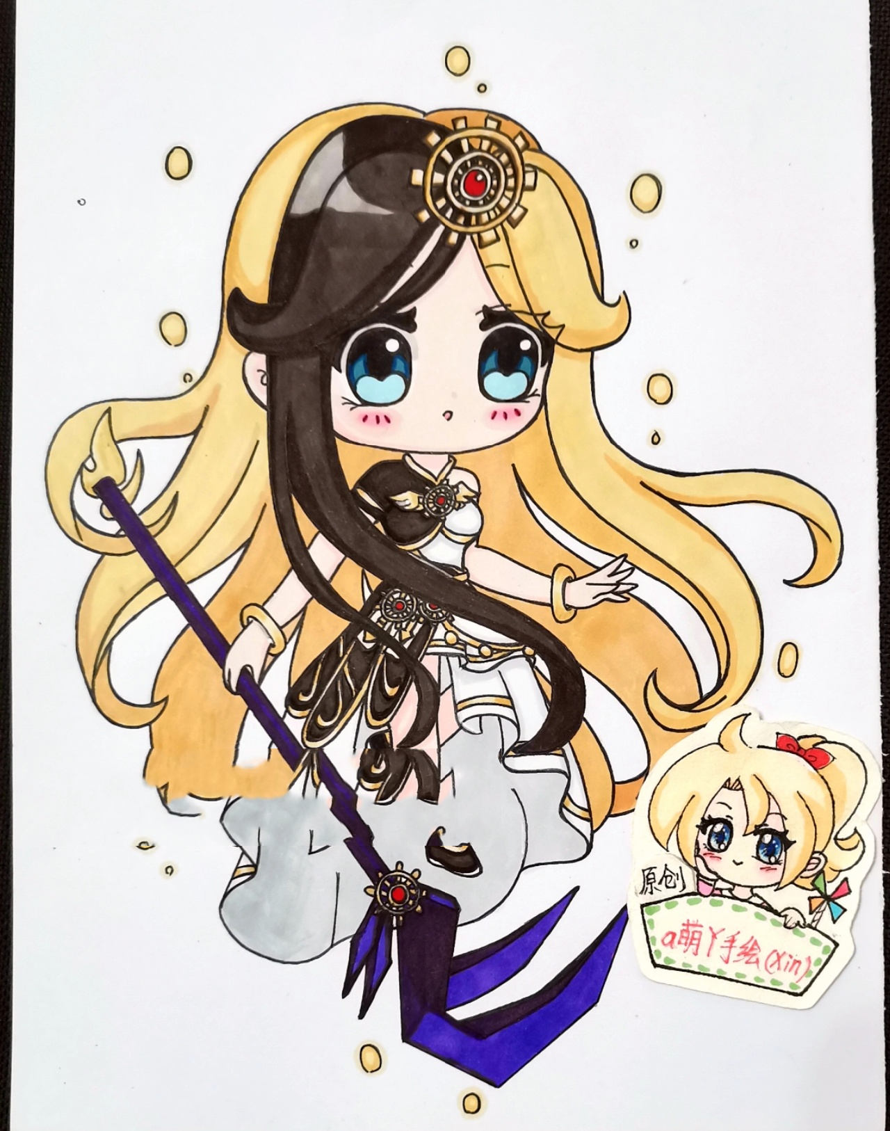 原创(第58个) 迷你世界q版皮肤集合 (新皮肤--精灵梦叶罗丽～光仙子