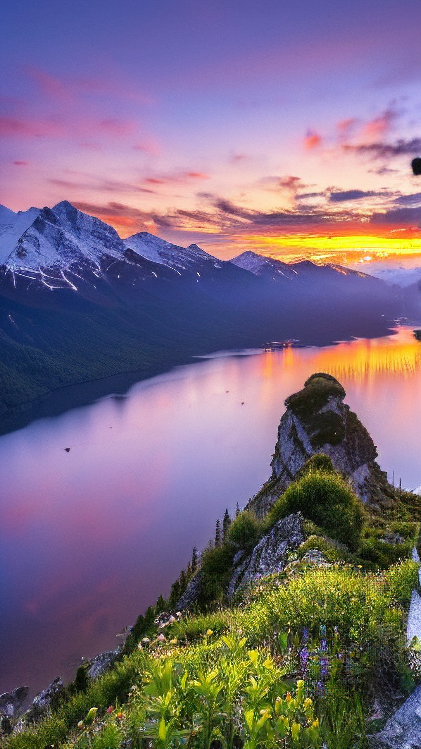 手机壁纸78日出山顶,希望满怀93