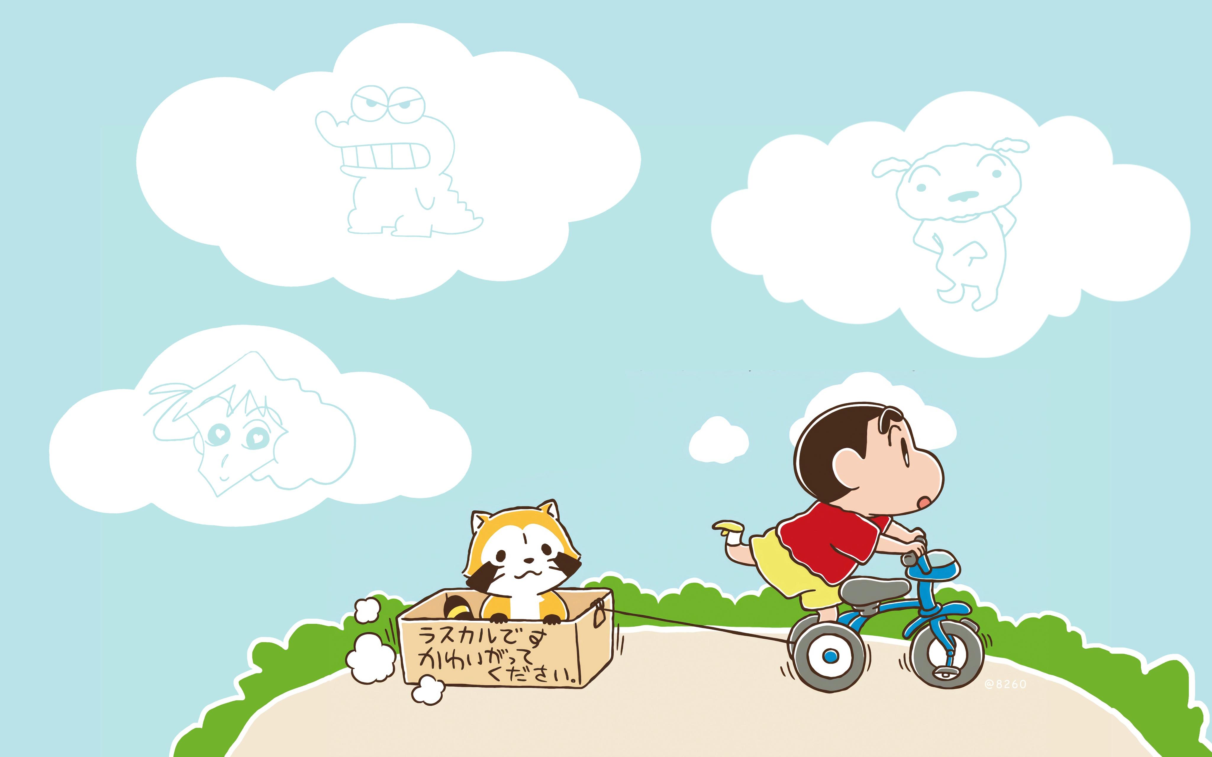 有没有蜡笔小新的高清电脑壁纸呀? - 知乎