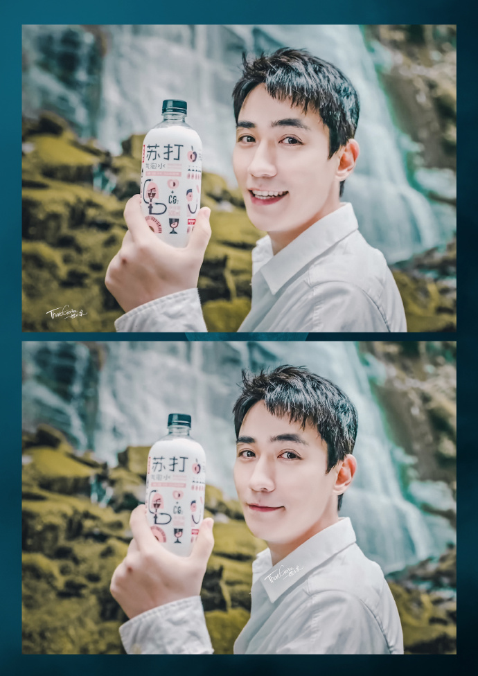 朱一龙代言农夫山泉苏打水##农夫山泉苏打水