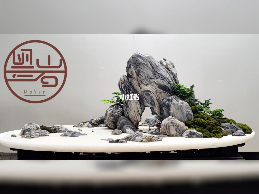 山水盆景泰山石