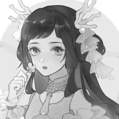 104张精选动漫古代女头像古风黑白_女生动漫头像_头像屋
