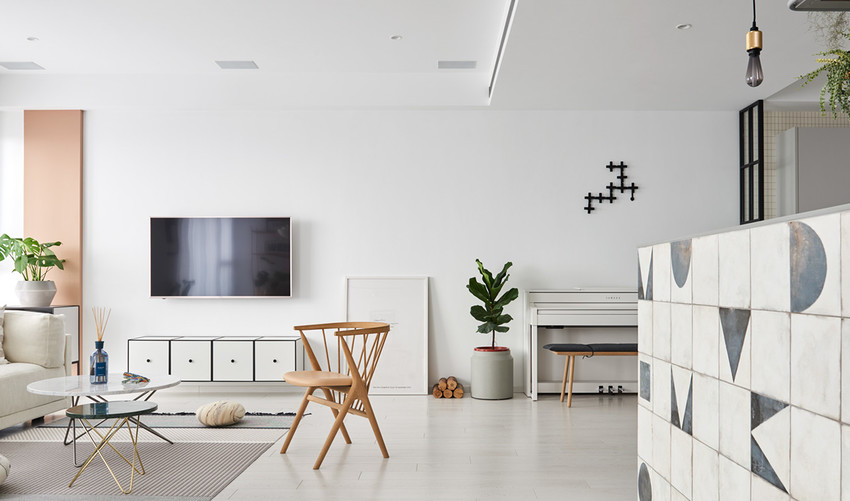 北欧风格三居室水墨般安静素雅