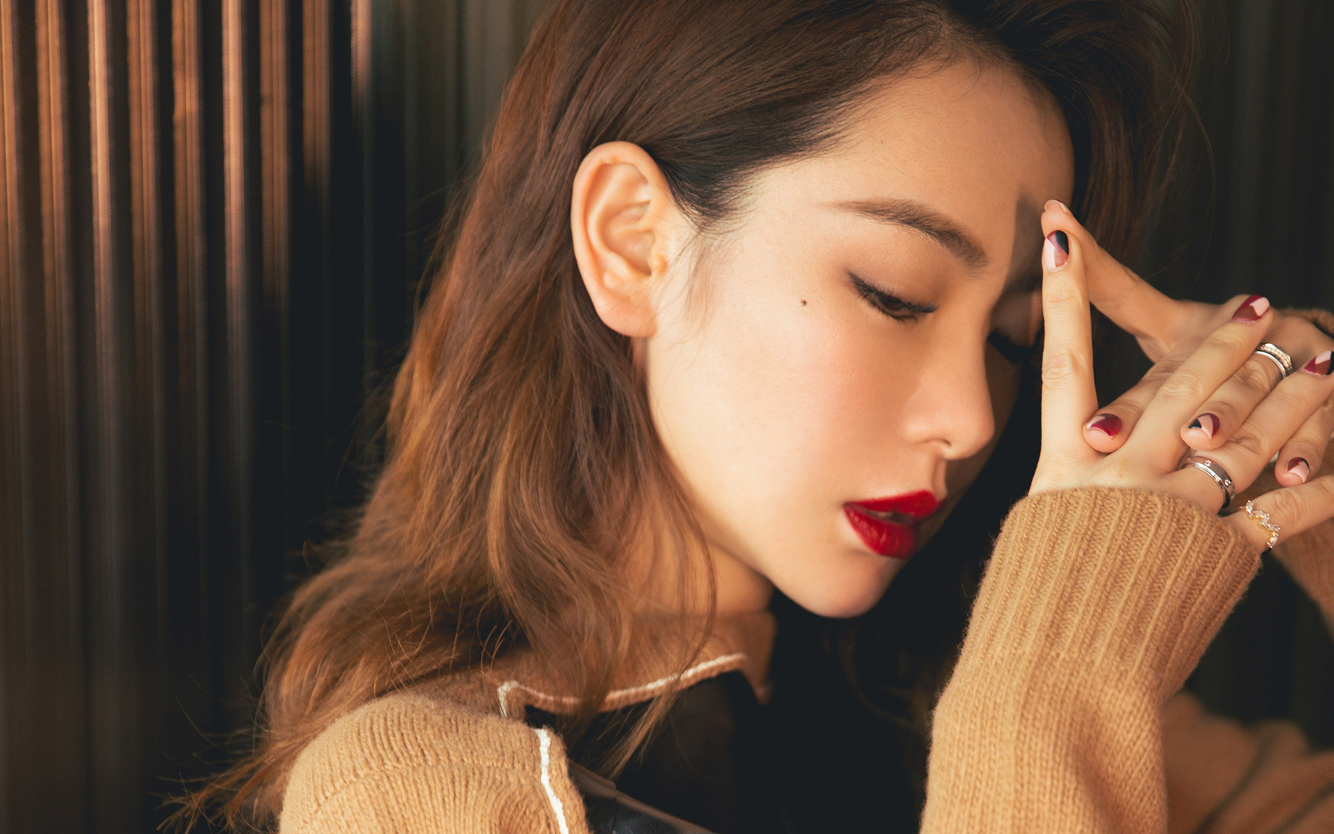 戚薇性感优雅写真桌面壁纸高清大图预览1920x1200_大陆明星下载_美桌