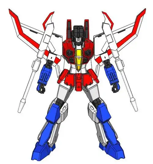 变形金刚 红蜘蛛纸模型