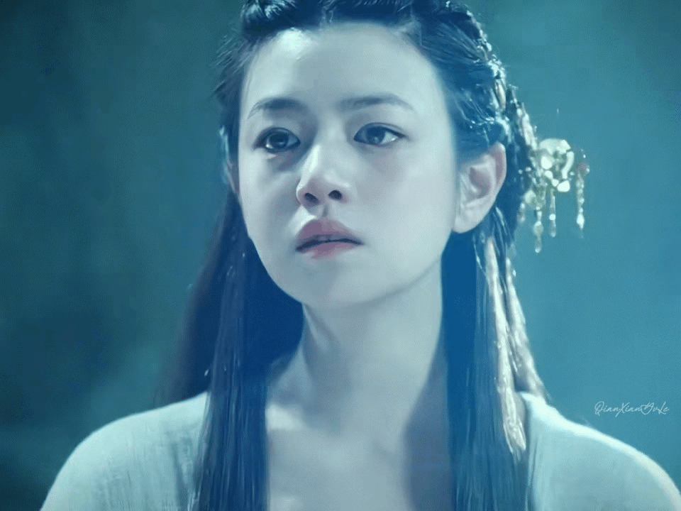 陈妍希版本的小龙女如果是这个造型,这个状态,应该会很惊艳吧,她完全