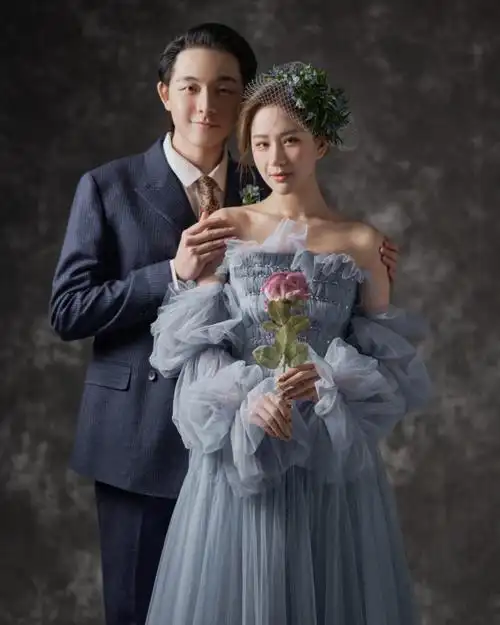 复古彩纱婚纱照78我私藏的极简彩纱婚纱照