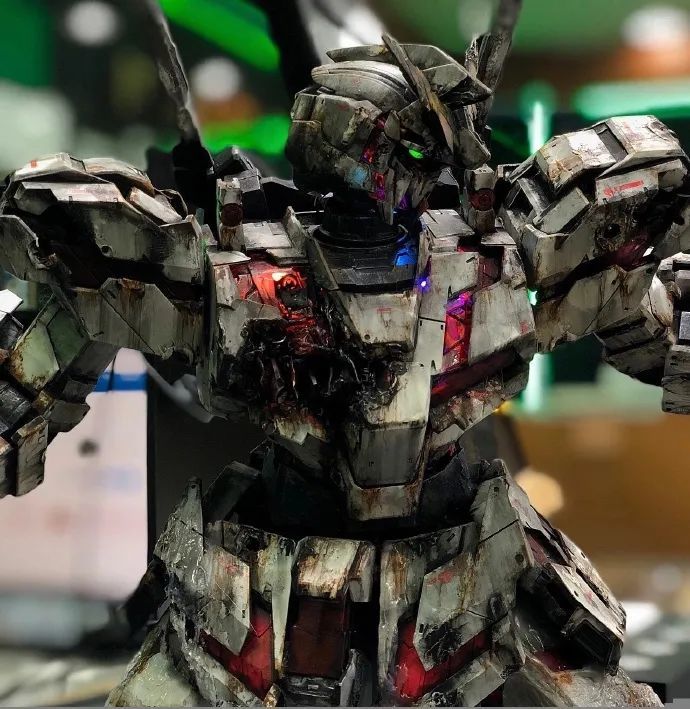 模玩控确定不是报废极致战损独角兽高达