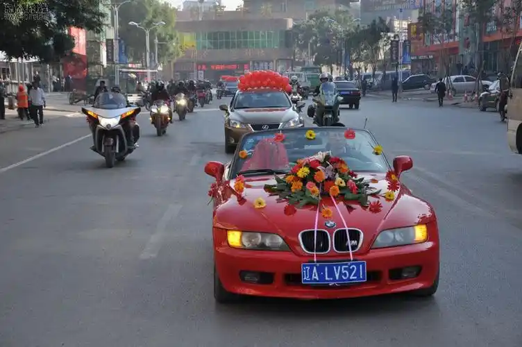 大勇结婚照片精选之车队篇!