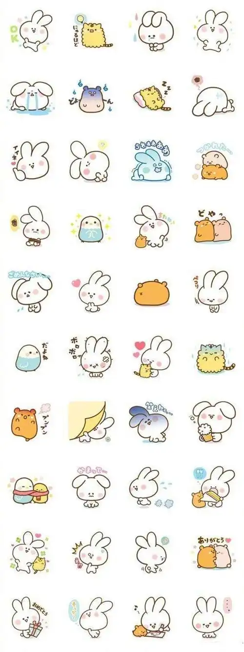 萌翻你的手帐简笔画,27张日记可爱小插图简笔画