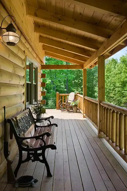 森林家园园区 古典家庭小木屋