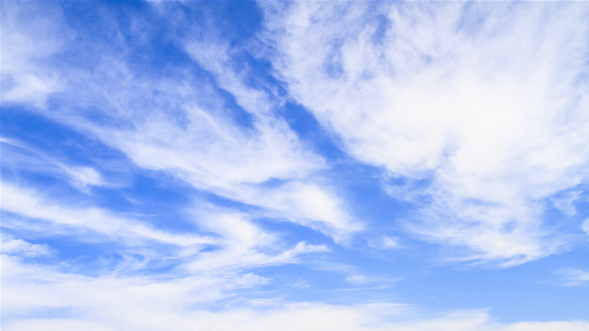 唯美蓝天白云高清桌面壁纸