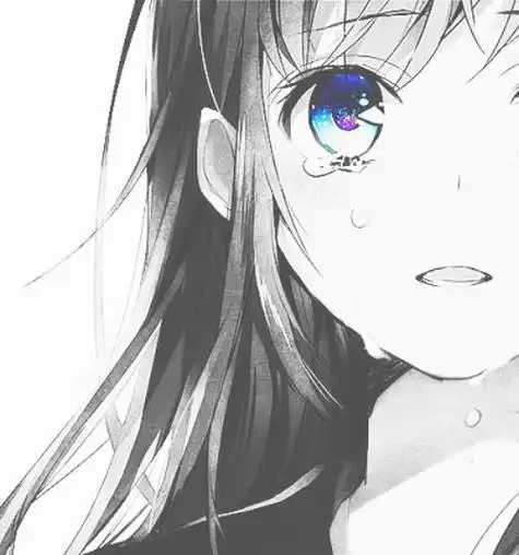 黑白哭泣动漫头像