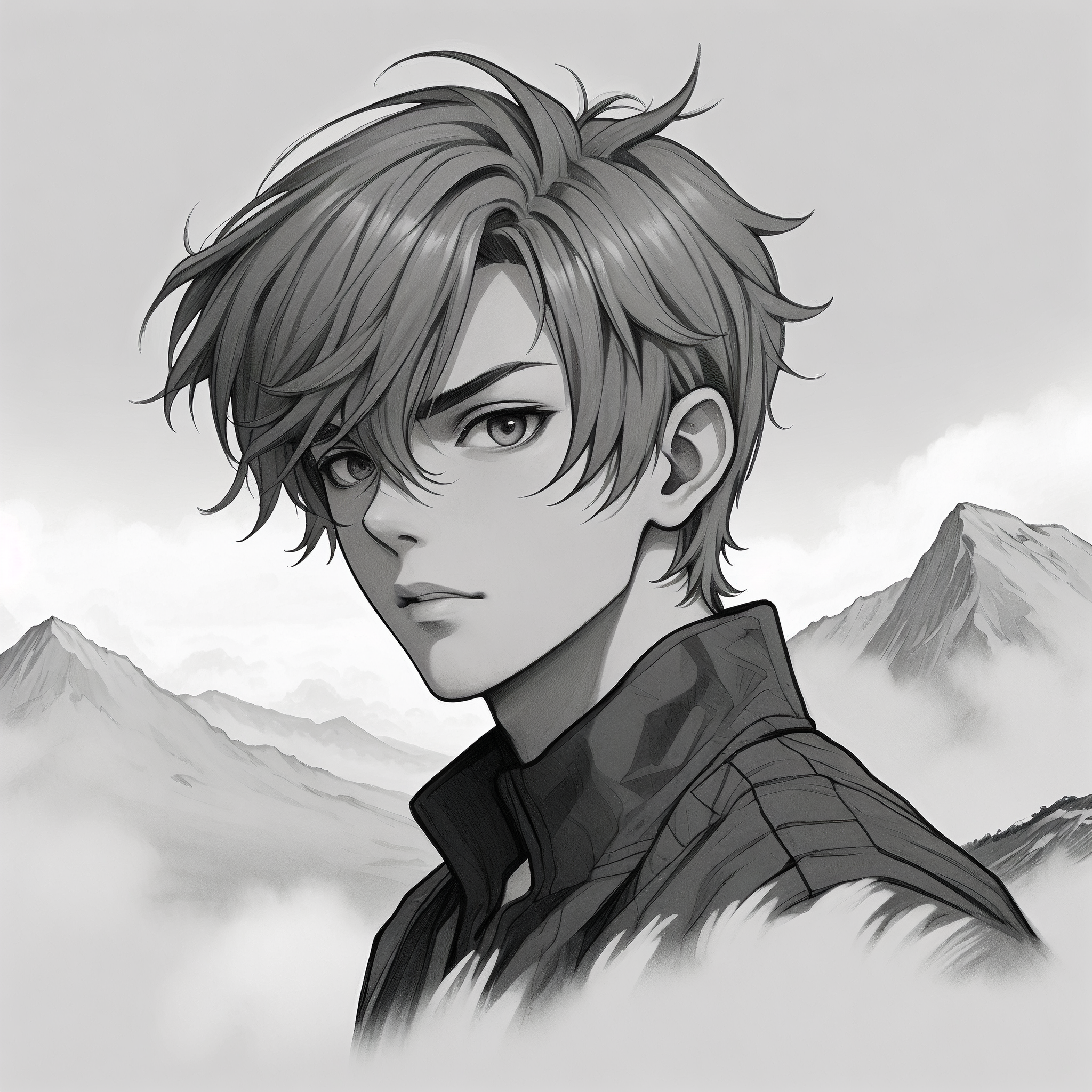 速来领取99 今天给大家带来一组孤独高冷风格的动漫男头像,每一个都