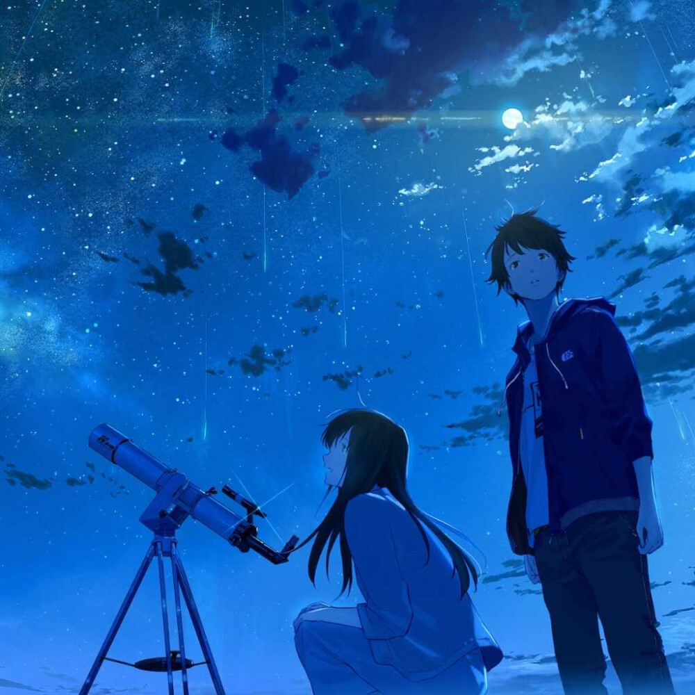 星空蓝色情侣