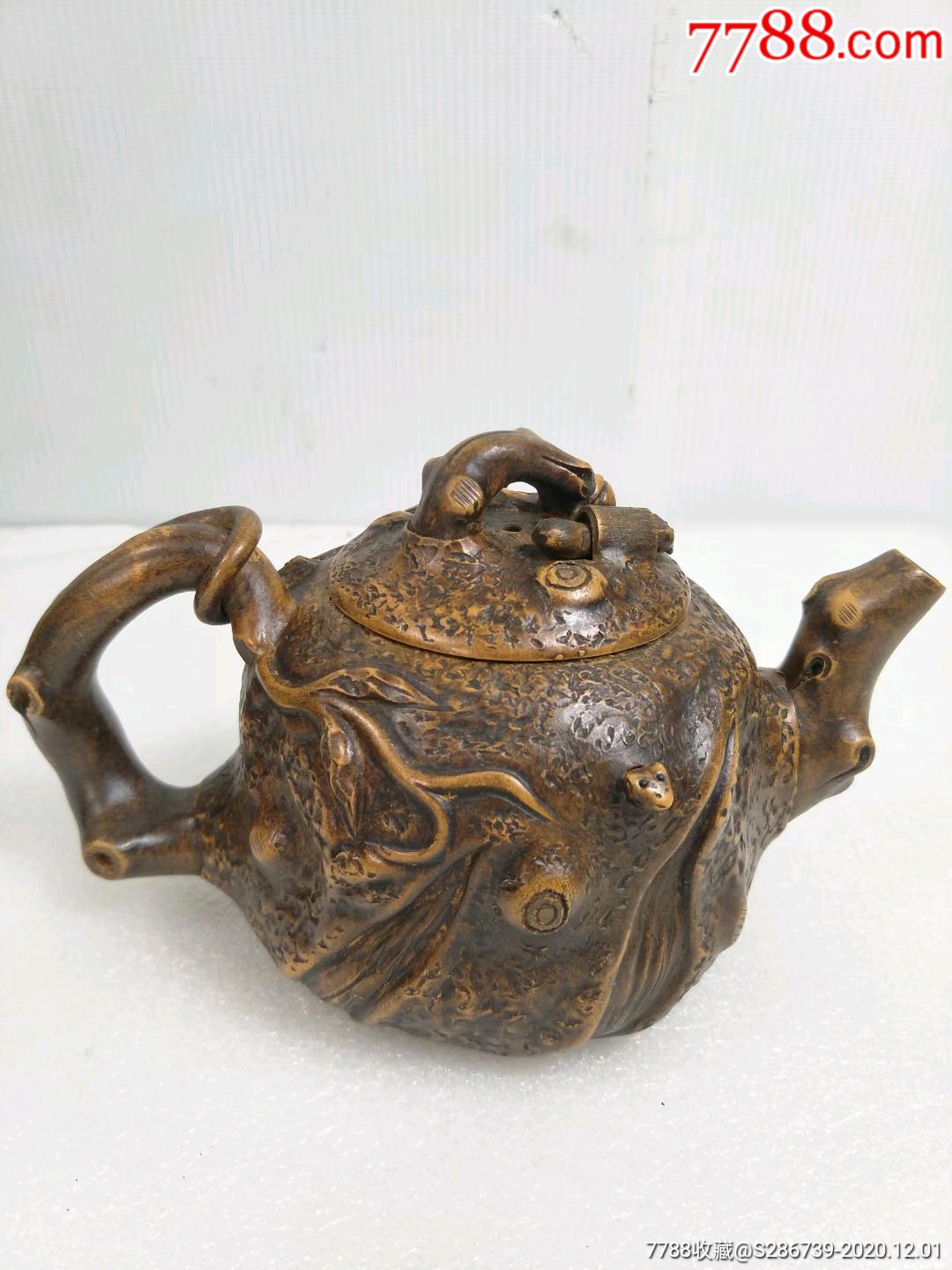 名人范丽华作品,手绘花老紫砂壶,包存完整,精美绝伦,全品-紫砂壶-7788