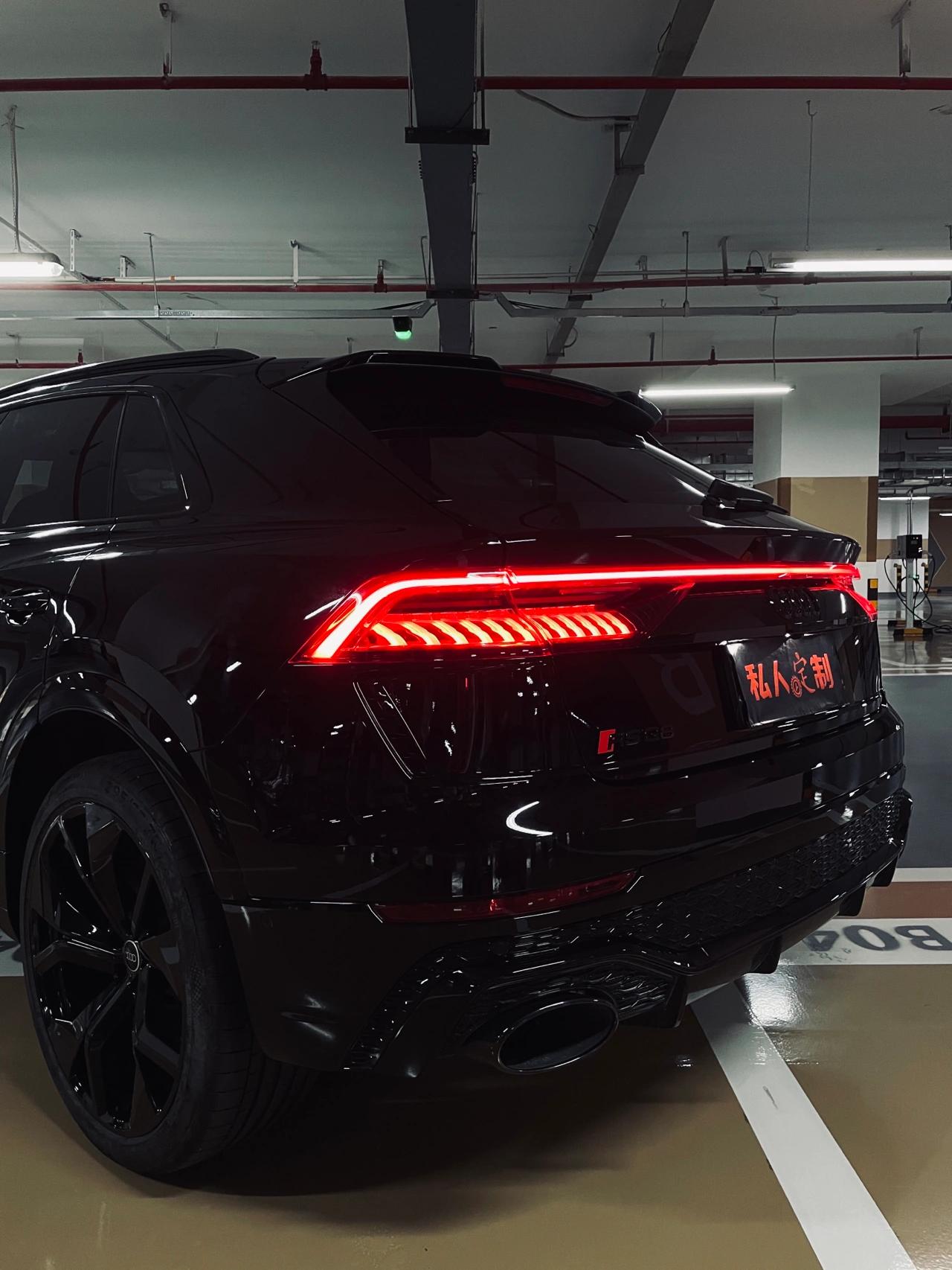 黑武士奥迪rs q8 帅不帅你们说了算_奥迪q8车友圈_懂车帝