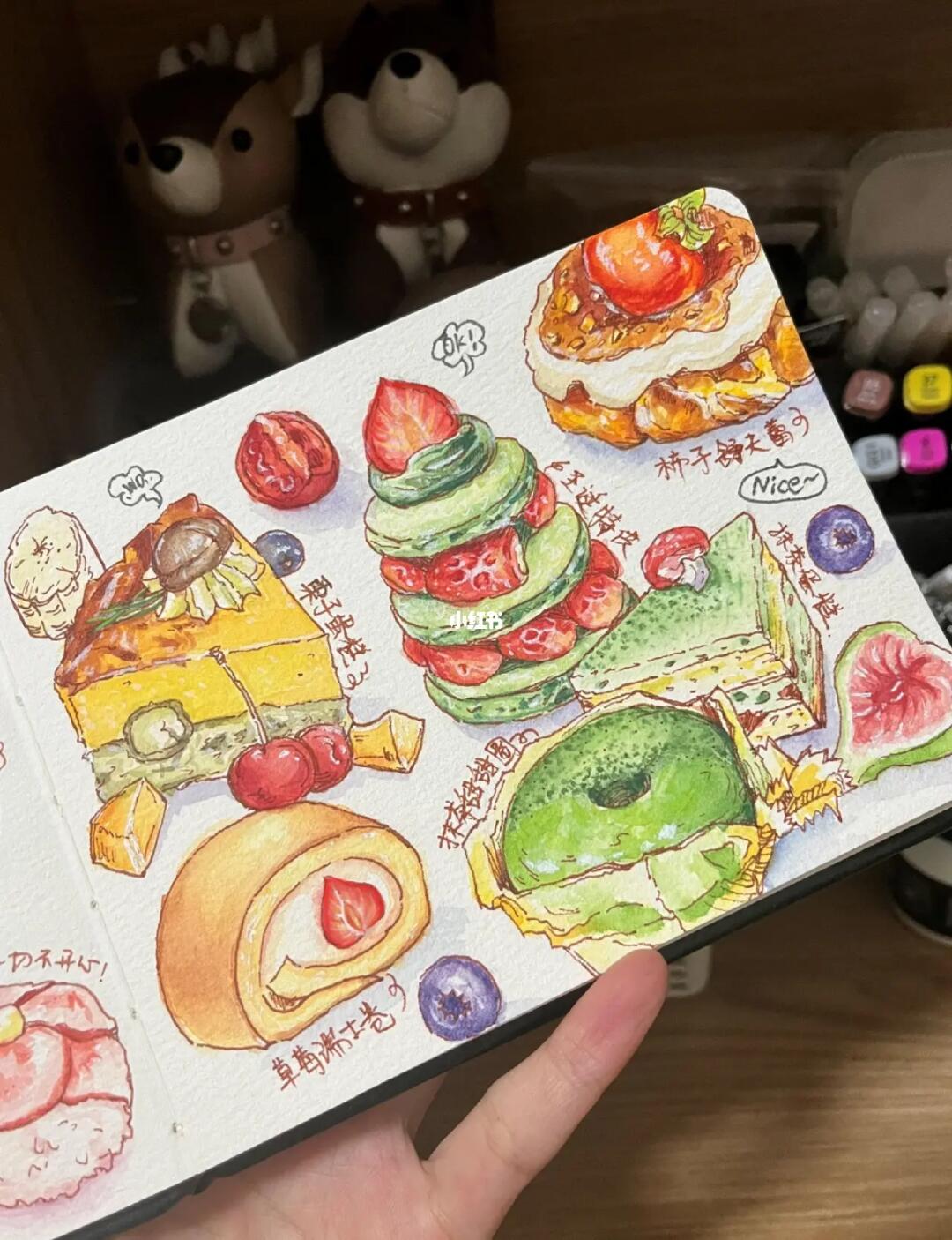 适合冬天吃的甜品12月美食手帐