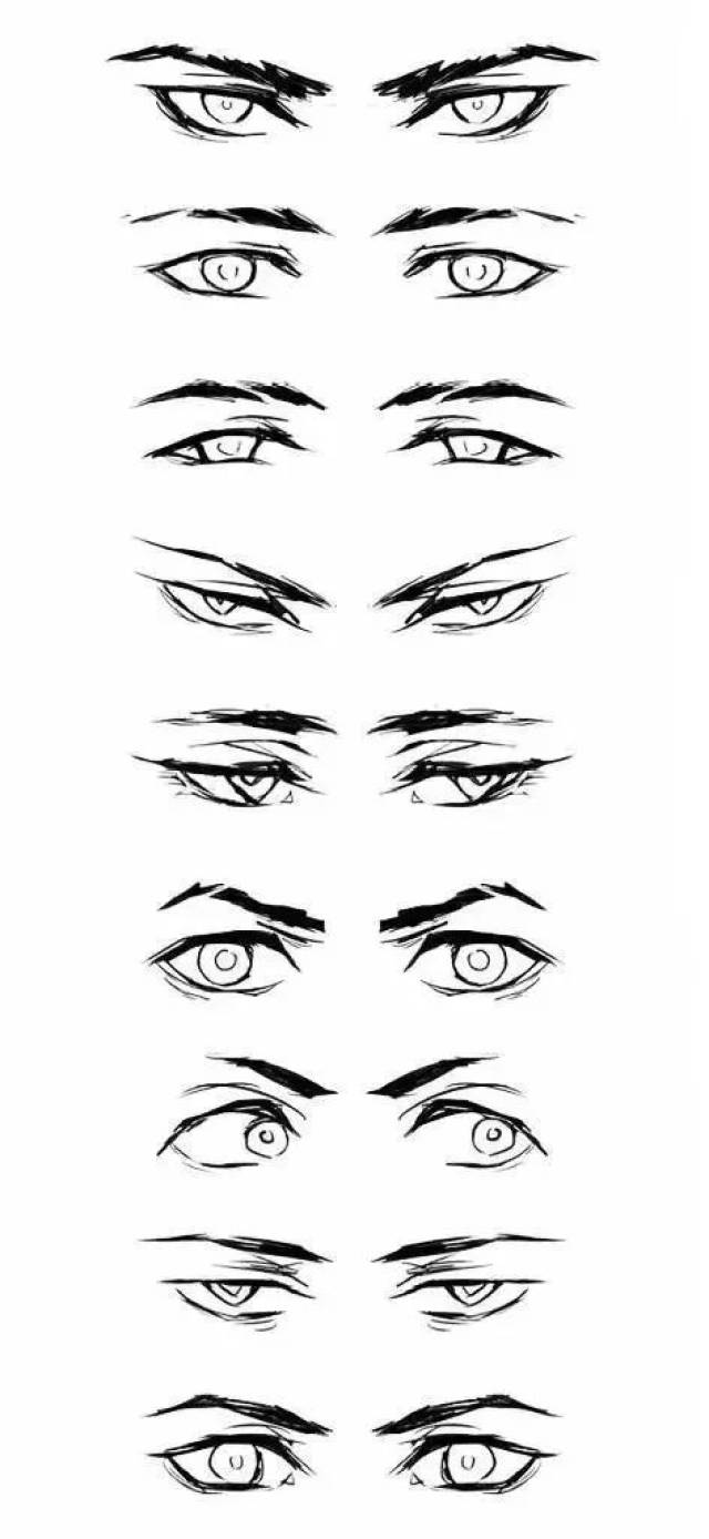 画好动漫人物的眼睛的练手示范