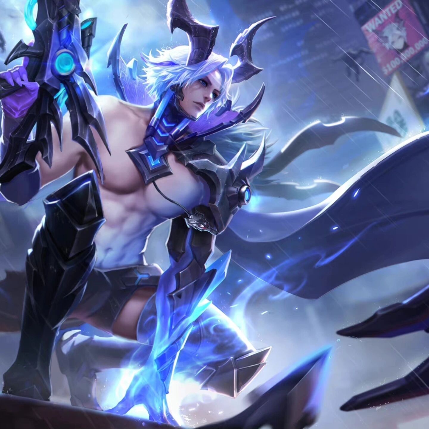 露出腹肌的百里守约太可了!