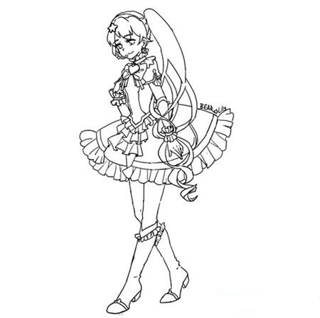 彩林宝小魔仙简笔画