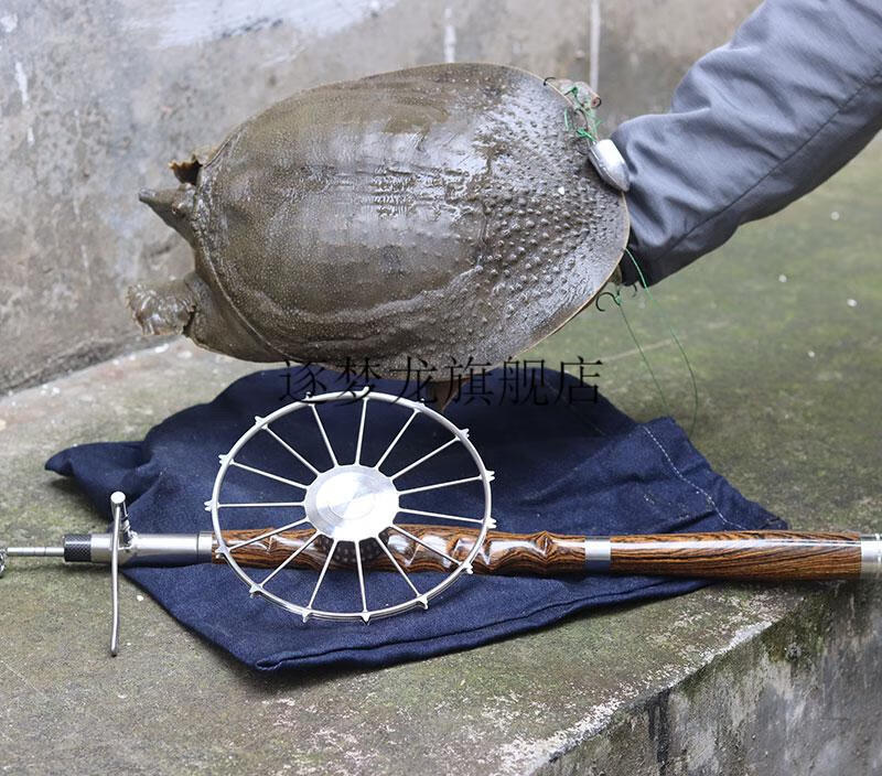 2022新款进口甲鱼杆全套威武甲鱼枪套装大师异性手把打鳖猎甲杆远投