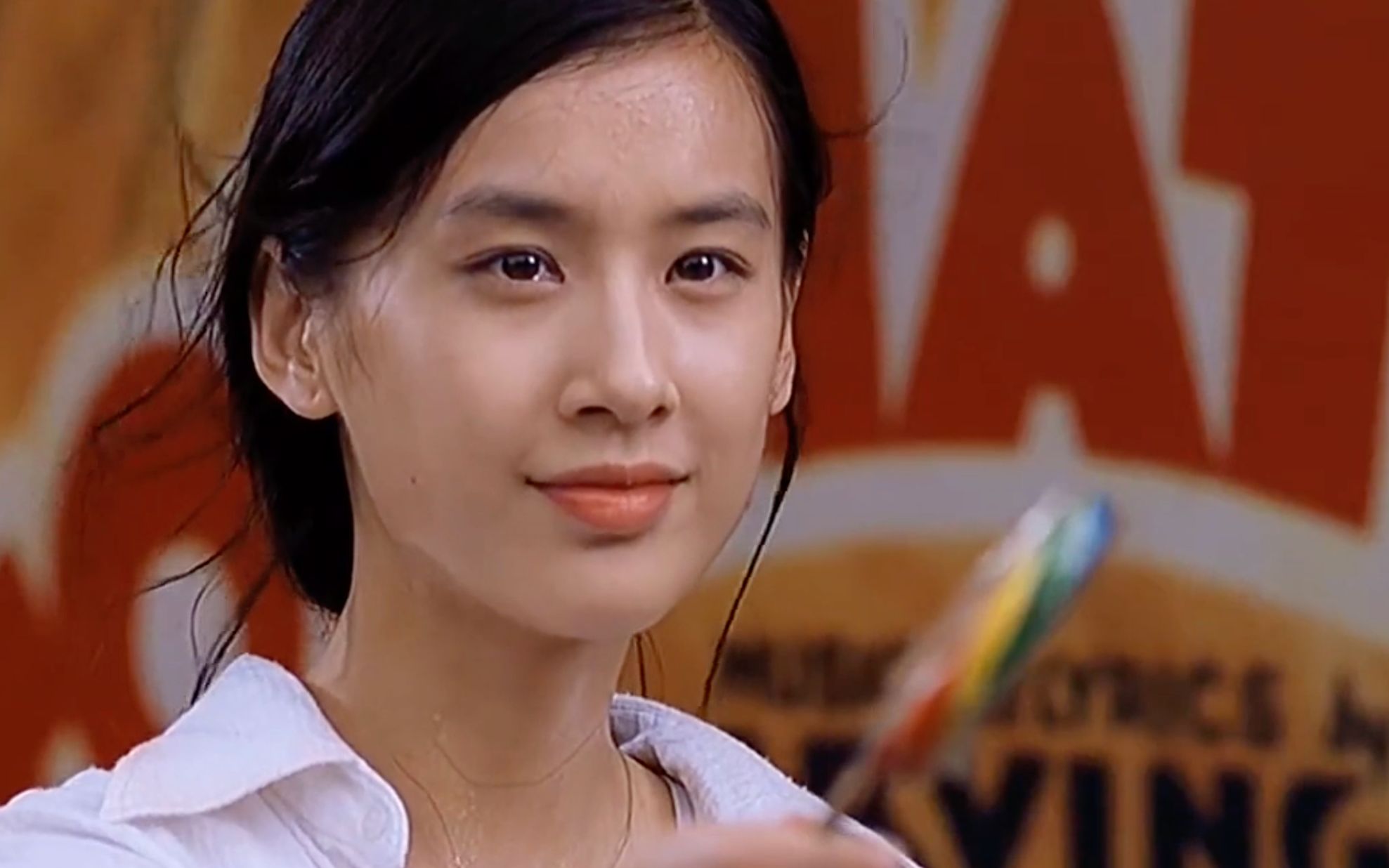 《功夫》不愧是女神  黄圣依实在太美了  这部电影让她大火