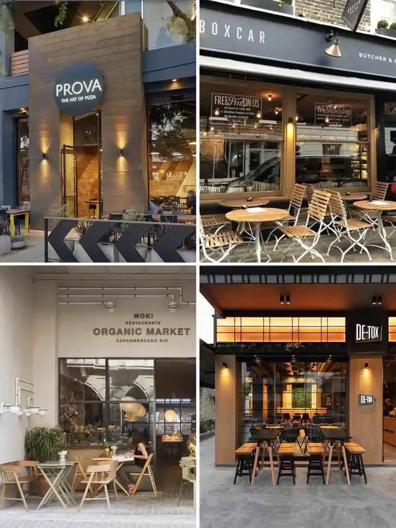 28款高颜值复古风门头设计合集!#门头设计 #创意门头设计 - 抖音