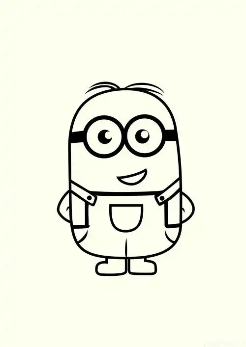 小黄人简笔画教学