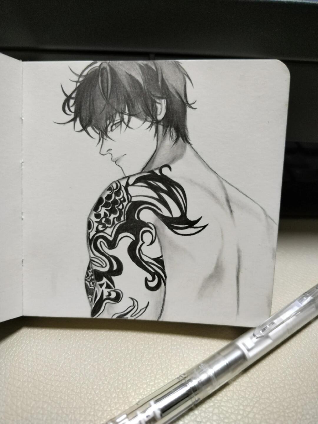 真的想给宝宝起名叫张起灵(真的感角很霸气),可惜我哥不让#手绘临摹