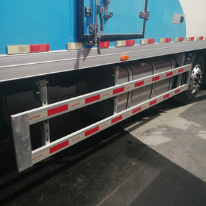 半挂车侧防护栏铝合金防护网货车后保险杠油罐车可调节吊架可定做