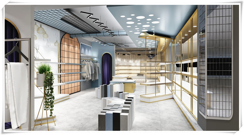 合肥商场商铺装修,精致的商铺设计,抓住顾客的眼球