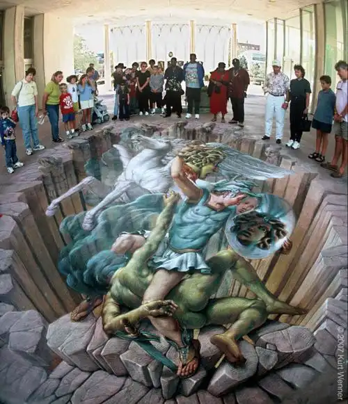 kurt wenner - 街头三维立体画