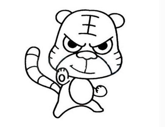 画爱马仕怎么样手帐铅笔东北虎简笔画图片大全可爱可爱老虎简笔画步骤