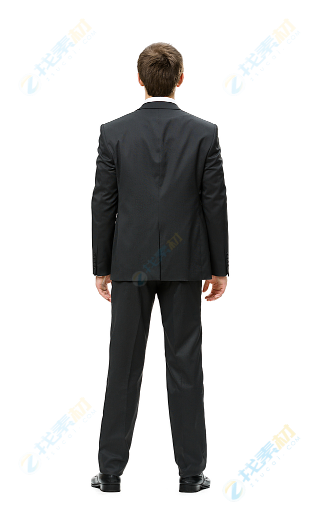 西装商务男子背影高清图片下载