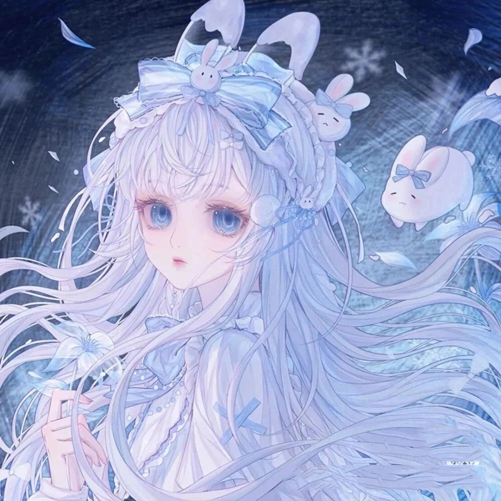 蓝紫色系的闺蜜头像 喜欢就拿走吧