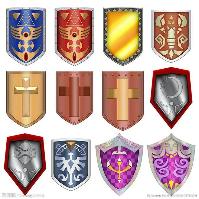 盾牌素材@北坤人素材