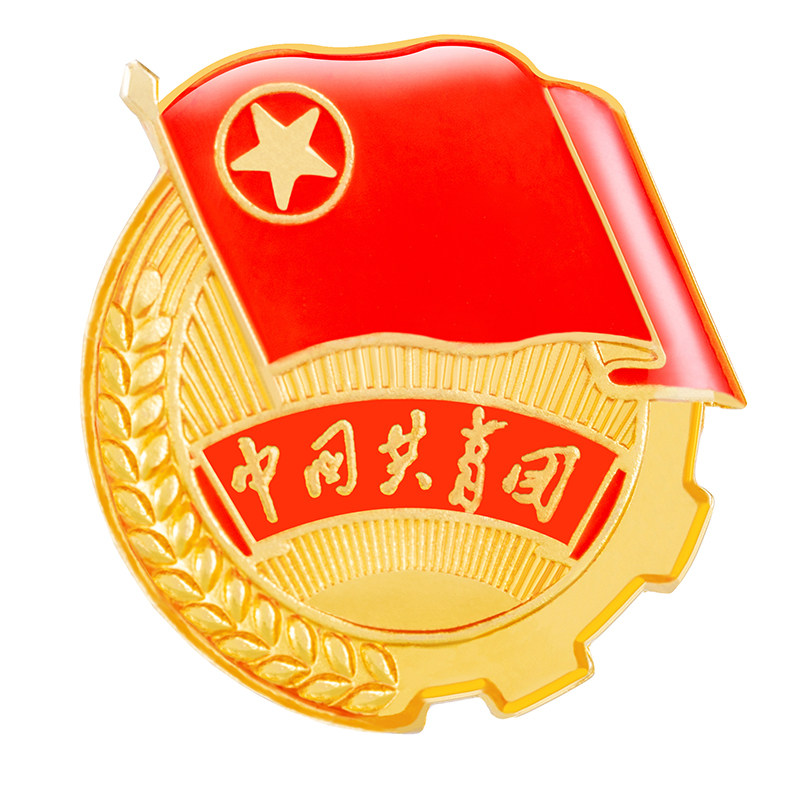 团徽共青团定制加厚新款学生青少年中国团旗胸针文创